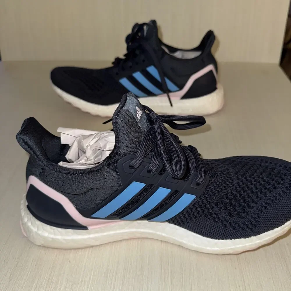 adidas Ultraboost 1.0 W Shadow Navy Clear Pink Road Running Shoes ID5883 7.5